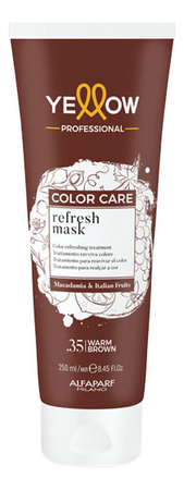 Yellow Professional Пигментированная маска для волос Color Care Refresh Masks 250мл