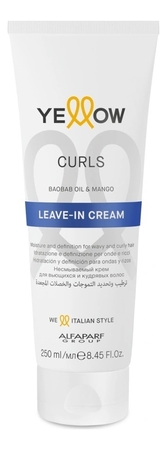 Yellow Professional Несмываемый крем для вьющихся и кудрявых волос Curl Leave-in Cream 250мл