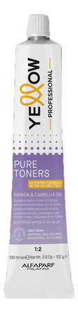 Yellow Professional Тонирующий гелевый краситель для волос Pure Toners 100мл