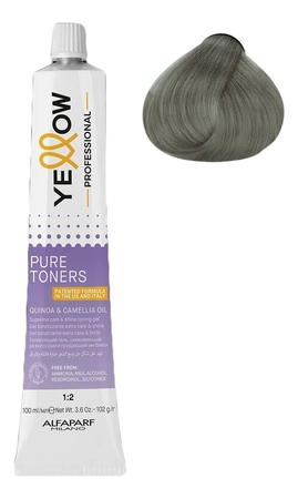 Yellow Professional Тонирующий гелевый краситель для волос Pure Toners 100мл