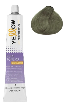 Yellow Professional Тонирующий гелевый краситель для волос Pure Toners 100мл