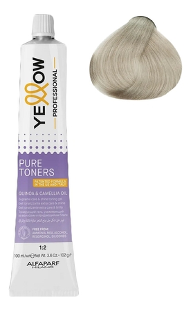 Yellow Professional Тонирующий гелевый краситель для волос Pure Toners 100мл