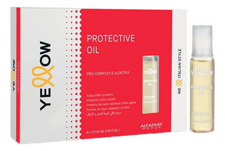 Yellow Professional Масло для защиты кожи головы и волос Protective Oil 6*13мл