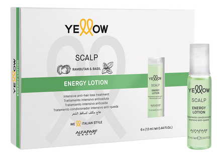 Yellow Professional Лосьон энергетический для роста волос Scalp Energy Lotion 6*13мл