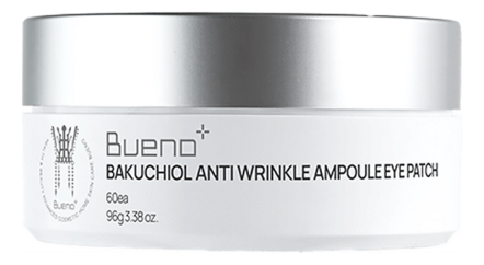 Bueno Патчи для кожи вокруг глаз с бакучиолом и ретинолом Bakuchiol Anti Wrinkle Ampoule Eye Patch 60шт