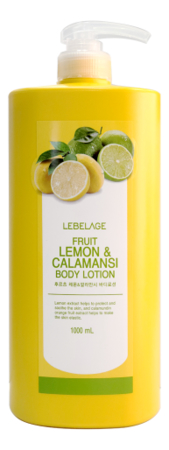 Lebelage Лосьон для тела с экстрактом лимона и каламанси Fruit Lemon & Calamansi Body Lotion 1000мл