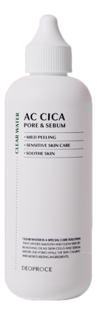 Deoproce Очищающая вода для лица с экстрактом центеллы AC Cica Pore & Sebum Clear Water 150мл