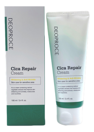 Deoproce Восстанавливающий крем для лица с экстрактом центеллы Cica Repair Cream 100мл