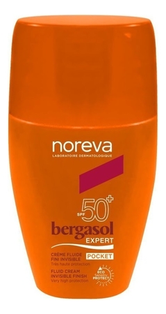 Noreva Легкий солнцезащитный крем для лица и тела Bergasol Expert Fluid Cream SPF50+