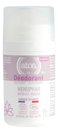 ATOA Шариковый дезодорант Водяная лилия Deodorant Rechargeable Nenuphar