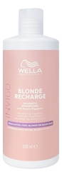 Шампунь для волос нейтрализующий желтизну Invigo Blonde Recharge With Color Pigments Shampoo