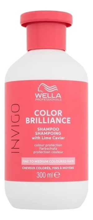 

Шампунь для защиты цвета окрашенных нормальных и тонких волос Invigo Color Brilliance Shampoo: Шампунь 300мл, Шампунь для защиты цвета окрашенных нормальных и тонких волос Invigo Color Brilliance Shampoo