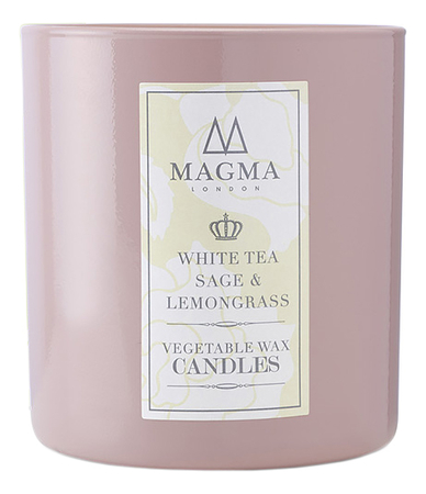 Magma London Аромасвеча The English Garden White Tea, Sage & Lemongrass (Белый чай, шалфей и лемонграсс) 380мл