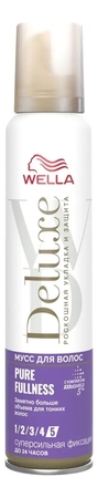 Wella Мусс для волос Deluxe Pure Fullness 200мл