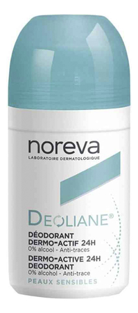 Noreva Шариковый дезодорант для чувствительной кожи Deoliane Dermo-Active 24ч