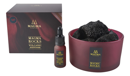 Magma London Аромадиффузор из вулканической лавы Magma Rocks Charred Amber (Чарующая амбра) 