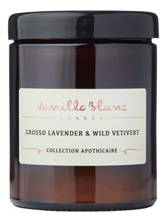 Vanilla Blanc Ароматическая свеча Grosso Lavender & Wild Vetivert (Лаванда и дикий ветивер)