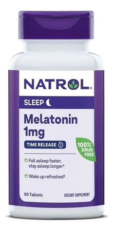 Natrol Биодобавка Мелатонин Melatonin 1mg 90 таблеток