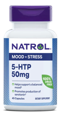 Natrol Биодобавка 5-Гидрокситриптофан 5-HTP 50mg