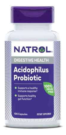 Natrol Биодобавка Пробиотик Acidophilus Probiotic 100mg