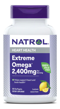 Natrol Биодобавка Extreme Omega 2,400mg 60 капсул