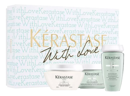 KERASTASE Набор для волос Specifique (шампунь Bain Divalent 250мл + маска Masque Rehydratant 200мл + глиняная маска Argile Equilibrante 250мл)