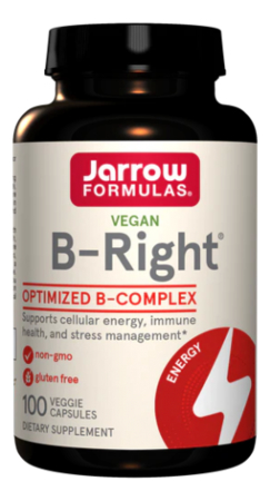 Jarrow Formulas Биодобавка Витамины группы В B-Right 100 капсул