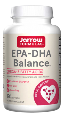 Jarrow Formulas Биодобавка EPA-DHA Balance 60mg 120 капсул