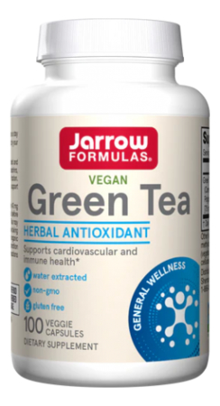 Jarrow Formulas Биодобавка Зеленый чай Green Tea 500mg 100 капсул