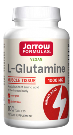 Jarrow Formulas Биодобавка L-глютамин L-Glutamine 1000mg 100 таблеток