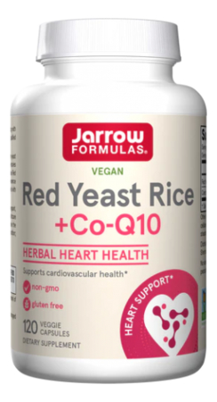 Jarrow Formulas Биодобавка Красный дрожжевой рис Red Yeast Rice + Co-Q10 120 капсул