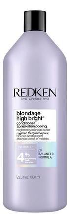 Redken Кондиционер для яркости натуральных и окрашенных волос Blondage High Bright Conditioner