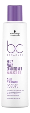 Schwarzkopf Professional Кондиционер для непослушных волос BC Clean Performance Frizz Away Babassu Oil Conditioner