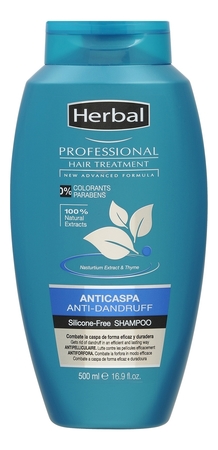 Herbal Шампунь против перхоти и зуда кожи головы Professional Hair Treatment Anti-Dandruff Shampoo 500мл