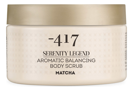 Minus 417 Скраб для тела с солью Мертвого моря Serenity Legend Matcha Aromatic Balancing Body Scrub 400г