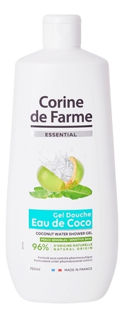 Corine de Farme Гель для душа с кокосовой водой Essential Coconut Water Shower Gel 750мл