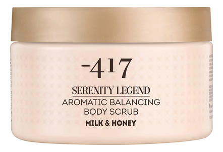 Minus 417 Скраб для тела с солью Мертвого моря Serenity Legend Milk & Honey Aromatic Balancing Body Scrub 450г