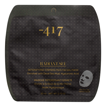 Minus 417 Тканевая детокс-маска для упругости и плотности кожи лица Radiant See Detoxifying Firming Mud Facial Mask 20мл