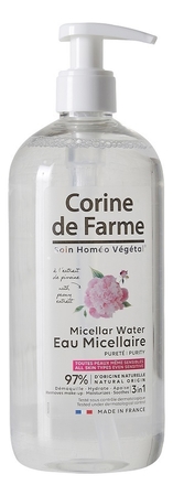 Corine de Farme Мицеллярная вода с экстрактом пиона Purity Micellar Water 500мл