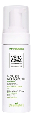 VERACOVA Пенка для умывания морскими минералами и соком бамбука Сияние Cleansing Foam Pure Radiance