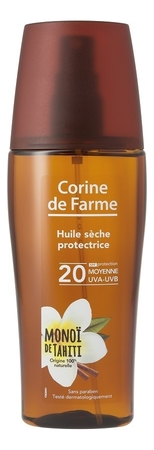 Corine de Farme Солнцезащитное сухое масло для тела Dry Oil Spray SPF20 150мл