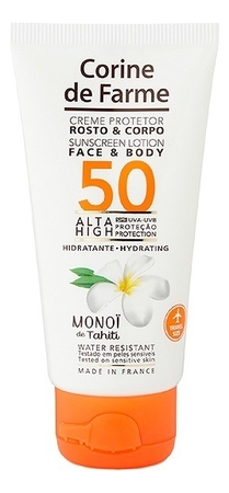 Corine de Farme Солнцезащитный крем для лица и тела Sunscreen Lotion Face & Body 50мл