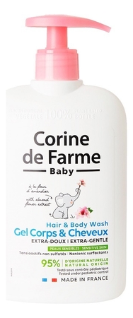 Corine de Farme Очищающий гель для тела и волос Baby Hair & Body Wash 500мл