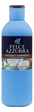 Felce Azzurra Парфюмированный гель для ванны и душа Кокос и бамбук Coconut & Bamboo Bodywash 650мл