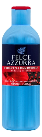 Felce Azzurra Парфюмированный гель для ванны и душа Гибискус и розовый перец Hibiscus & Pink Pepper Bodywash 650мл