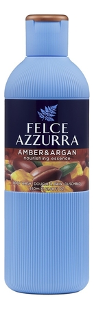 Felce Azzurra Парфюмированный гель для ванны и душа Амбра и аргана Amber & Argan Bodywash 650мл