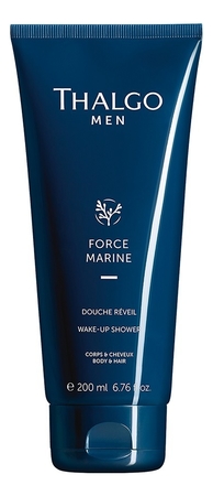 Thalgo Пробуждающий гель для душа Men Force Marine Douche Reveil 200мл