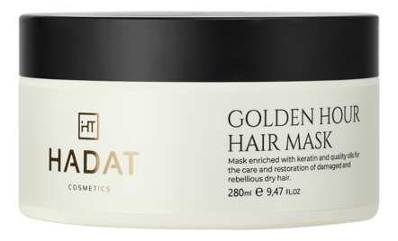 HADAT Cosmetics Интенсивная восстанавливающая маска для волос Golden Hour Hair Mask 280мл