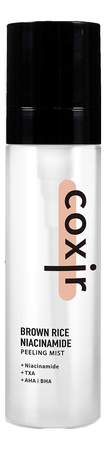 Coxir Мист для лица Brown Rice Niacinamide Peeling Mist 80мл