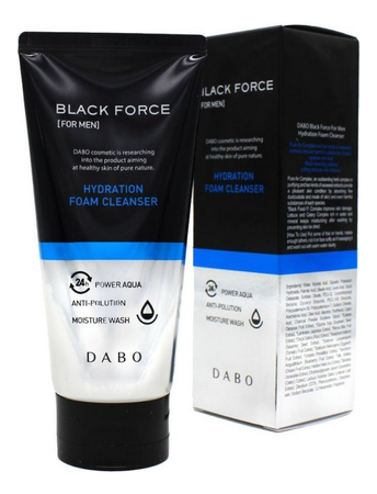 DABO Пенка-скраб для умывания Black Force For Men Hydration Foam Cleanser 120мл